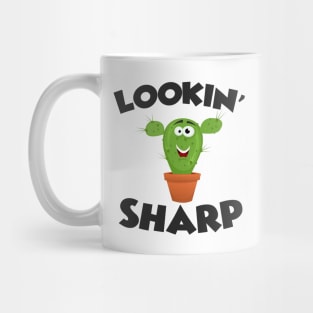 Awesome Looking Sharp - Funny Cactus Gift Mug